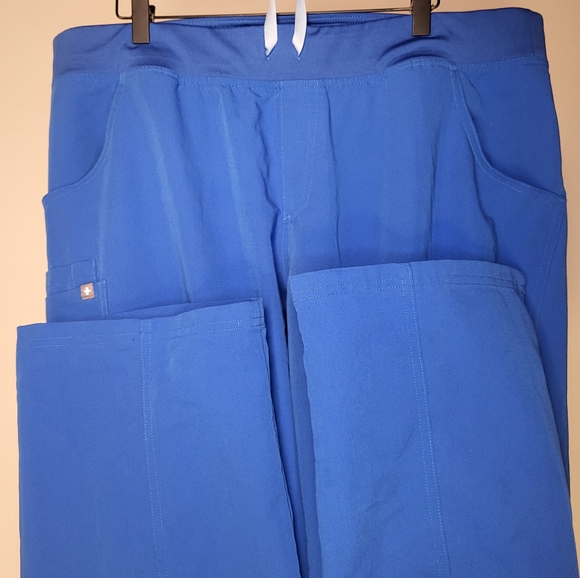 Figs Kade Blue Straight Leg Scrubs Size XXL Tall - Picture 4 of 9